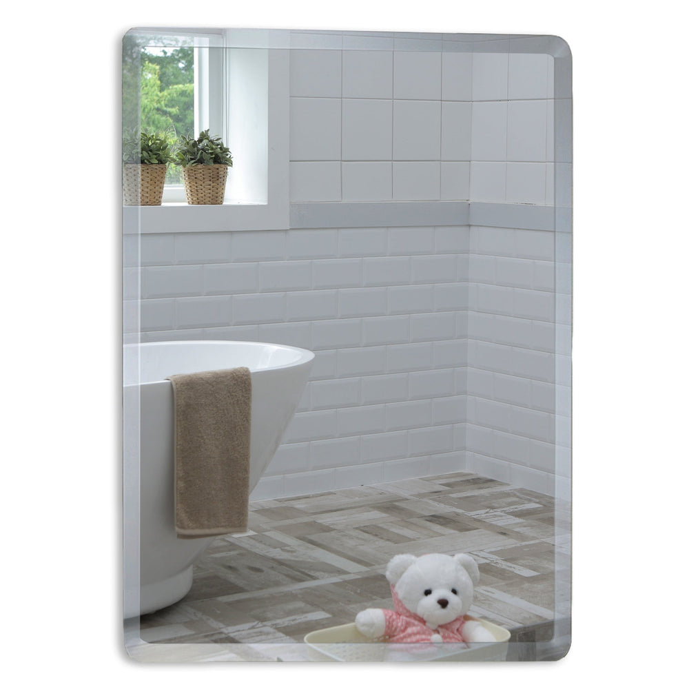 Amy Bathroom Wall Mirror: 3 Sizes 70Hx50Wcm, 60Hx43Wcm, 50Hx40Wcm - Mood Living 
