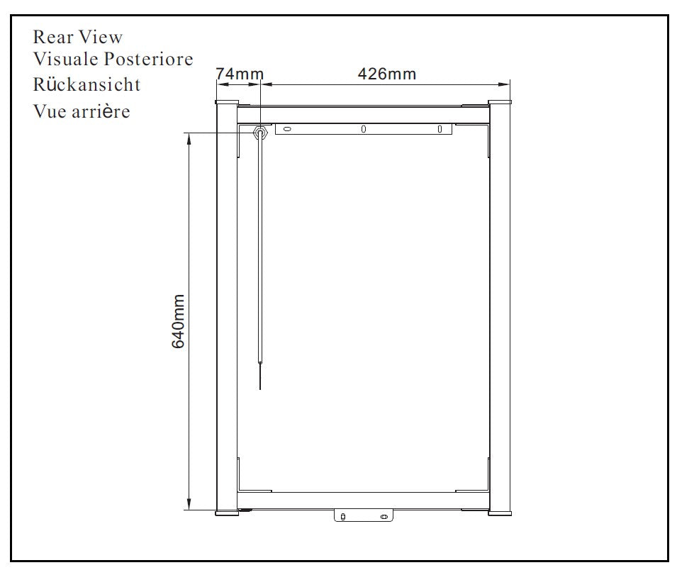 
                  
                    QuasarLED Illuminated Bathroom Mirror Cabinet CABM11: Size-70Hx50Wx16Dcm
                  
                