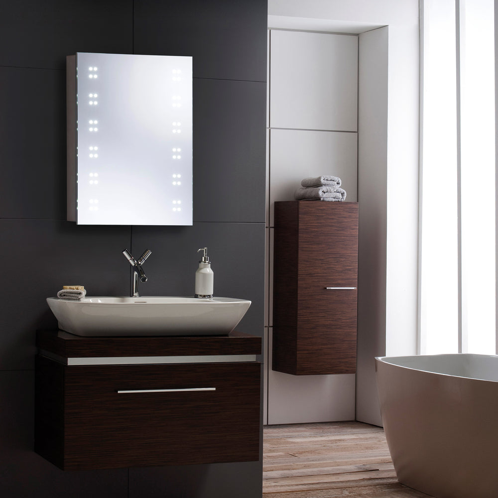 
                  
                    Altair LED Illuminated Bathroom Mirror Cabinet CABM16 Size-70Hx50Wx15Dcm
                  
                