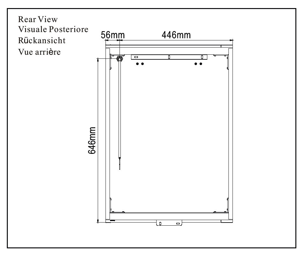 
                  
                    Altair LED Illuminated Bathroom Mirror Cabinet CABM16 Size-70Hx50Wx15Dcm
                  
                