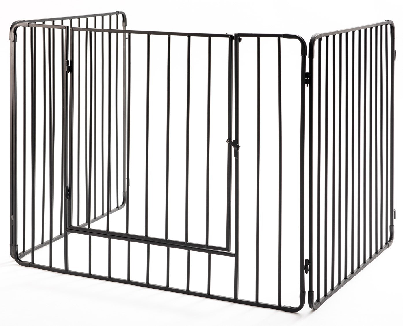 Vertical Bars Fire Guard Screen FS4001BK-M - Mood Living 