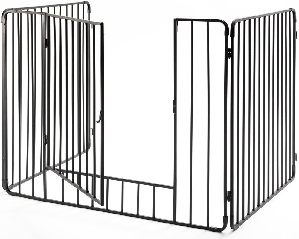 
                  
                    Vertical Bars Fire Guard Screen FS4001BK-M - Mood Living 
                  
                