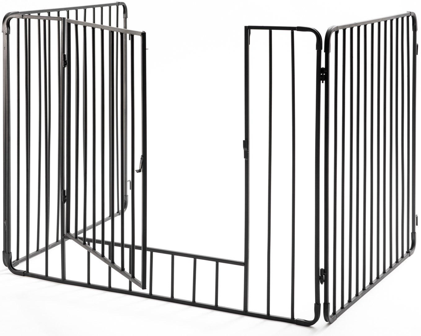 
                  
                    Vertical Bars Fire Guard Screen FS4001BK-M - Mood Living 
                  
                